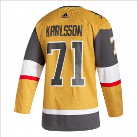 Miesten NHL Gold Vegas Golden Knights Pelipaita William Karlsson 71 2020-2021 Kolmas Authentic